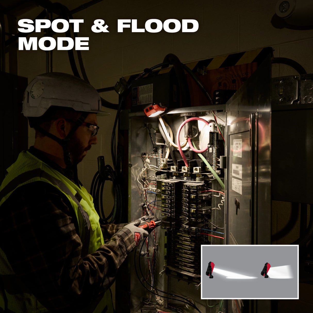 Milwaukee Tool 2015R Rechargeable Pivoting Task Light with Spot Mode