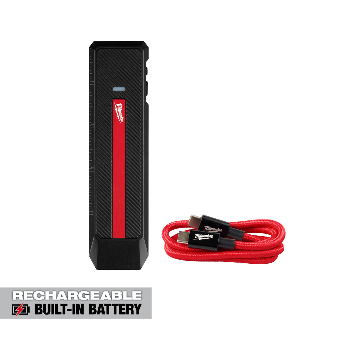 Milwaukee Tool 2016R Rechargeable Flat Flashlight with Green Laser