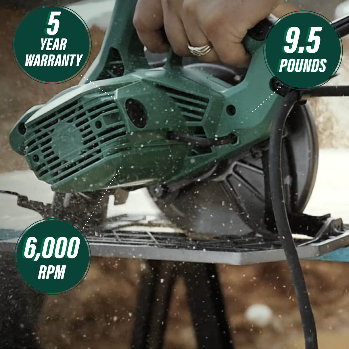 metabo HPT C7SB3M 7-1/4 Inch Circular Saw