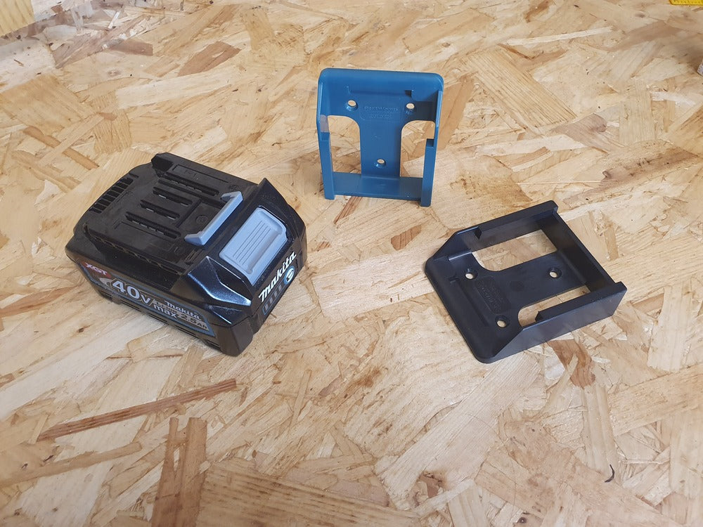 StealthMount BM-MK40-BLK-6 Battery Mounts for Makita 40v XGT (6 Pack) Black