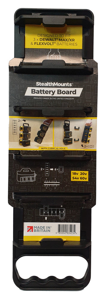 StealthMount BD-DW20-H-1 Battery Board with Handle For DeWalt
