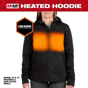 Milwaukee M12™ Women's Heated Hoodie - Black