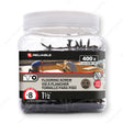 RELIABLE 8 x 1-1/2" Plain Floor Screws , Bugle Head, Square Drive, Coarse Thread - 400pcs