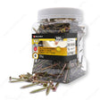 RELIABLE 8 x 1-3/4" Yellow Zinc All Purpose Construction Screw - 500pcs