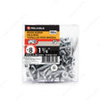 RELIABLE 8 x 1-1/4" Flat Head Wood Screw - 100pcs