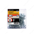 RELIABLE 8 x 3" Flat Head Wood Screw - 100pcs