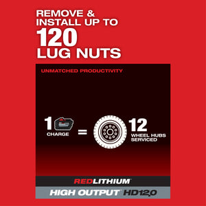 Milwaukee 2869-22HD M18 FUEL™ 1" D-Handle Ext. Anvil High Torque Impact Wrench w/ ONE-KEY™ Kit