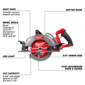Milwaukee 2930-20 M18 FUEL™ 7-1/4" Rear Handle Circular Saw