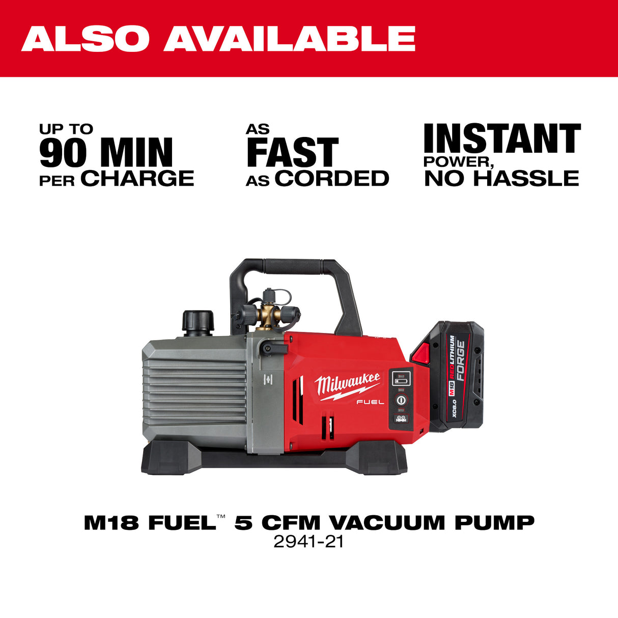 Milwaukee 2938-21 M18™ Brushless Refrigerant Recovery Machine