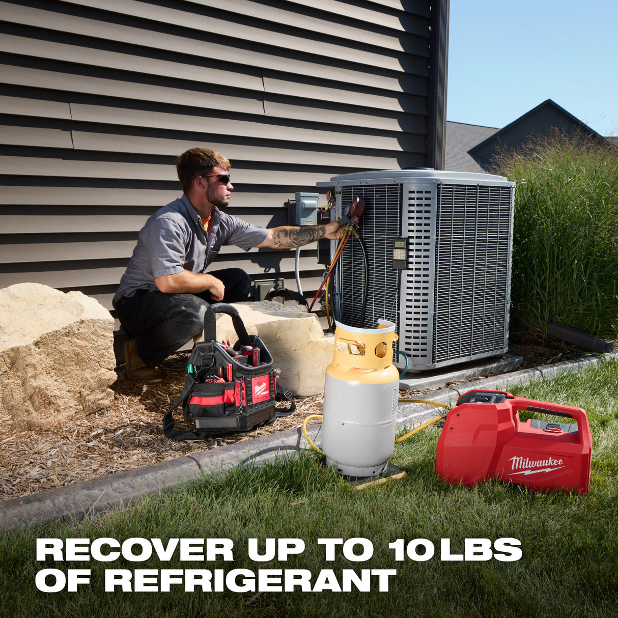 Milwaukee 2938-21 M18™ Brushless Refrigerant Recovery Machine
