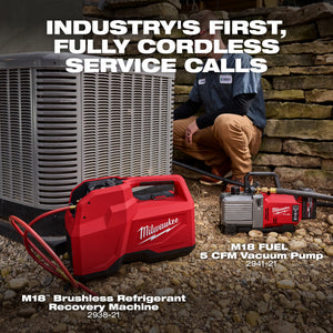 Milwaukee 2938-21 M18™ Brushless Refrigerant Recovery Machine