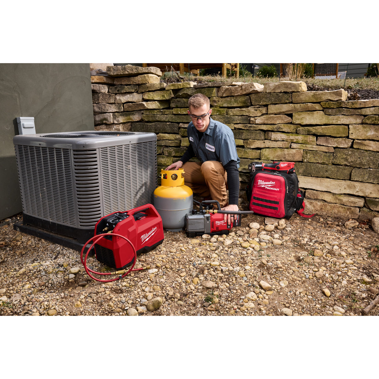 Milwaukee 2938-21 M18™ Brushless Refrigerant Recovery Machine