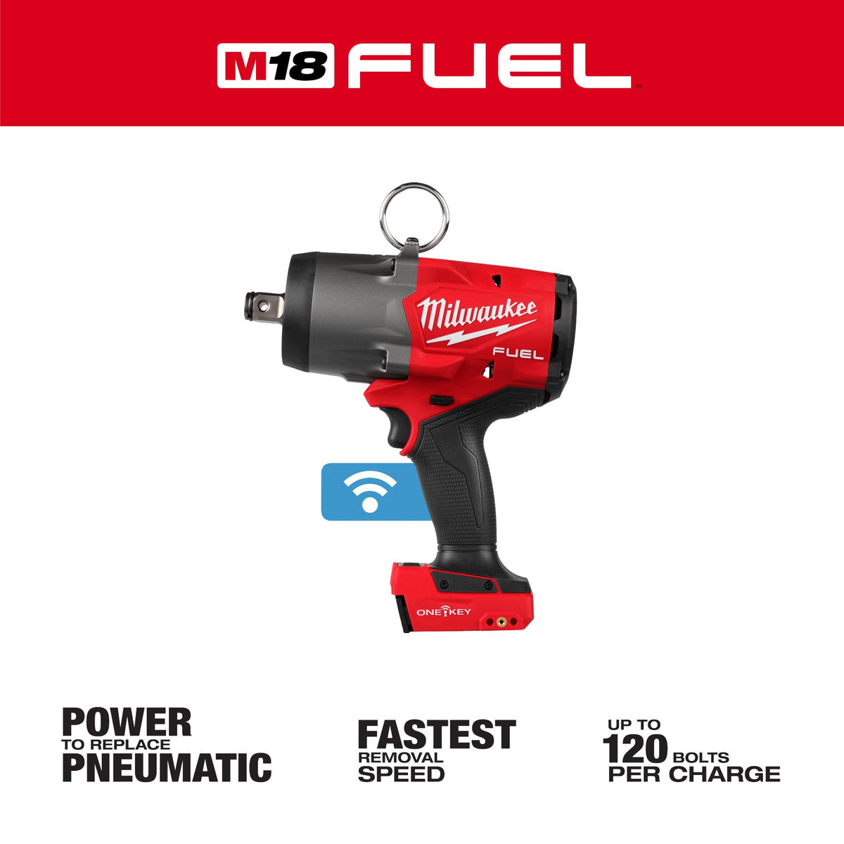 Milwaukee 2964-20 M18 FUEL™ 3/4" High Torque Impact Wrench w/ ONE-KEY™