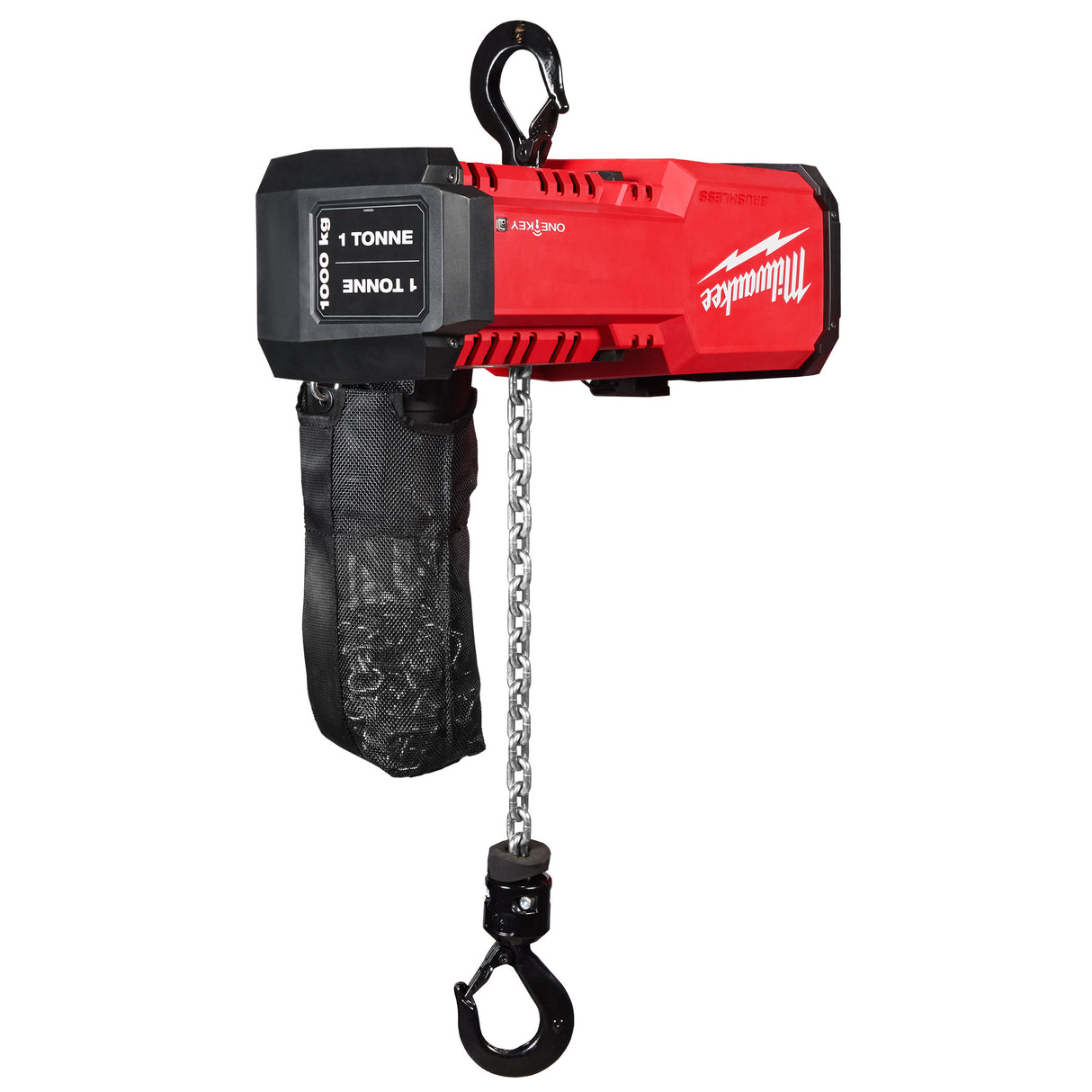 Milwaukee 2983-22HD  M18 Compact 1-Ton Chain Hoist w ONE-KEY  2983-22HD NEW M18™ Compact 1-Ton Chain Hoist w/ ONE-KEY™