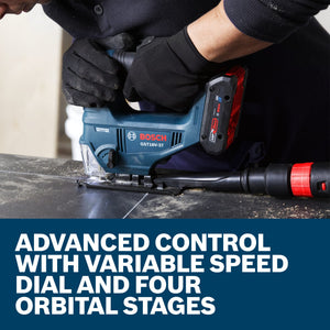 Bosch GST18V-37N 18V Brushless Top-Handle Jig Saw (Bare Tool)