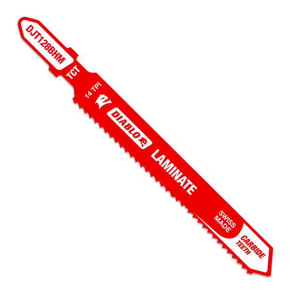 DIABLO DJT128BHM 3-5/8" 14TPI Carbide Jig Saw Blade for Laminate Material
