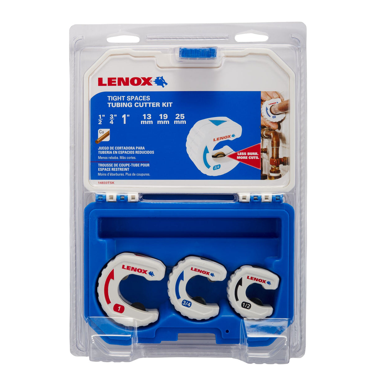 LENOX 3 pc Tight Space Tubing Cutters Kit