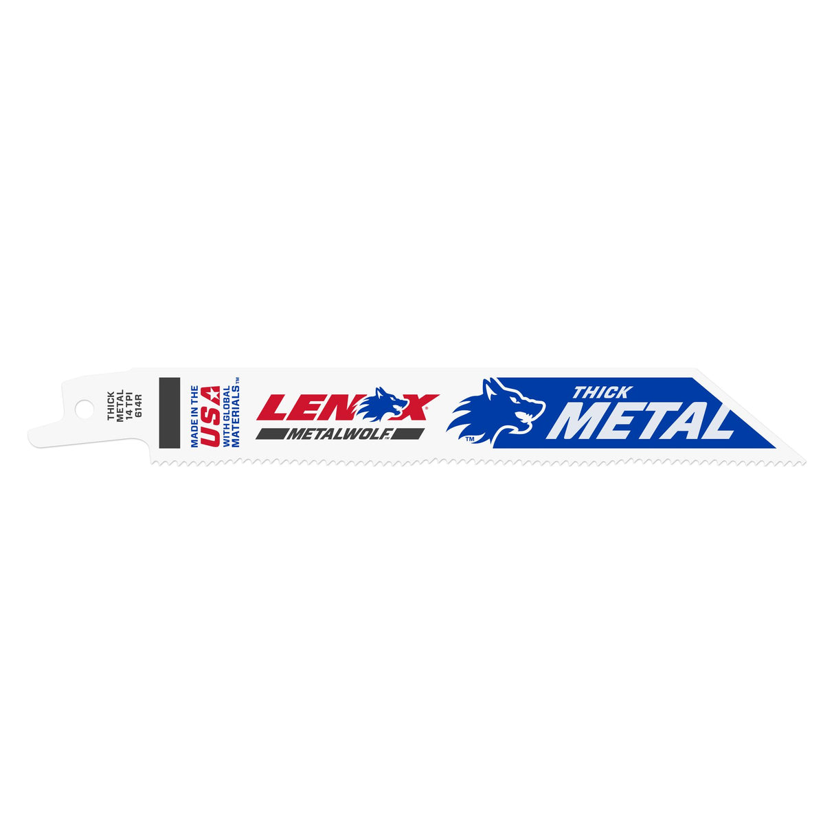 LENOX 20564614R METALWOLF™ WAVE EDGE™ 6" Reciprocating Saw Blades 14 TPI - 5/PK