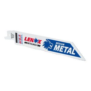 LENOX 20566618R METALWOLF™ WAVE EDGE™ 6" Reciprocating Saw Blades 18 TPI - 5/PK