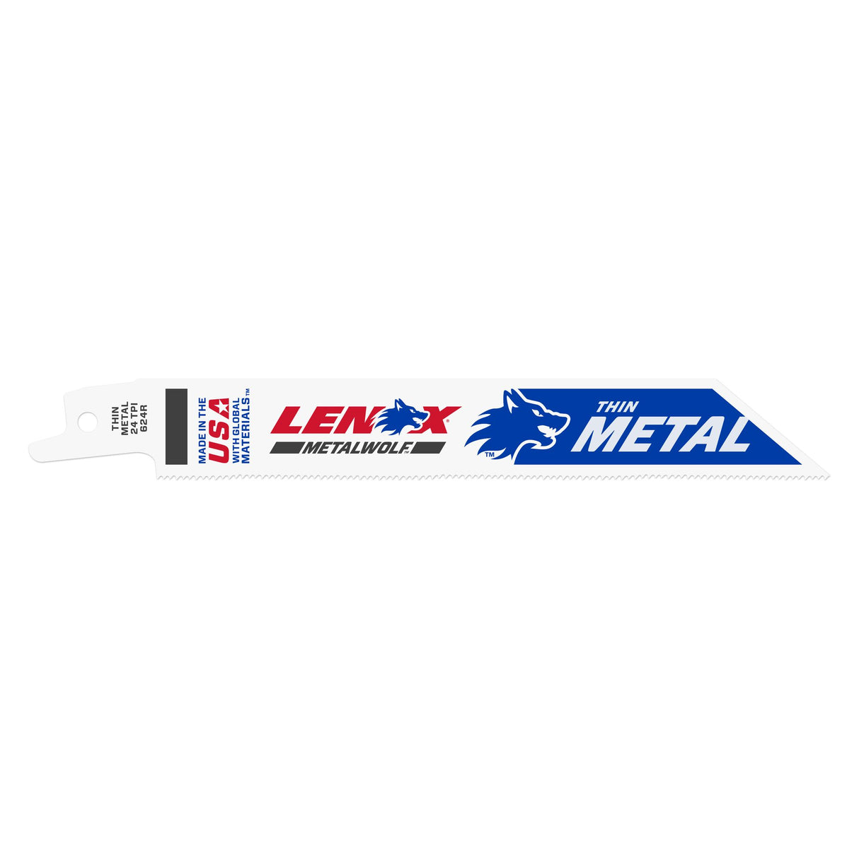 LENOX 20568624R METALWOLF™ WAVE EDGE™ 6" Reciprocating Saw Blades 24 TPI - 5/PK