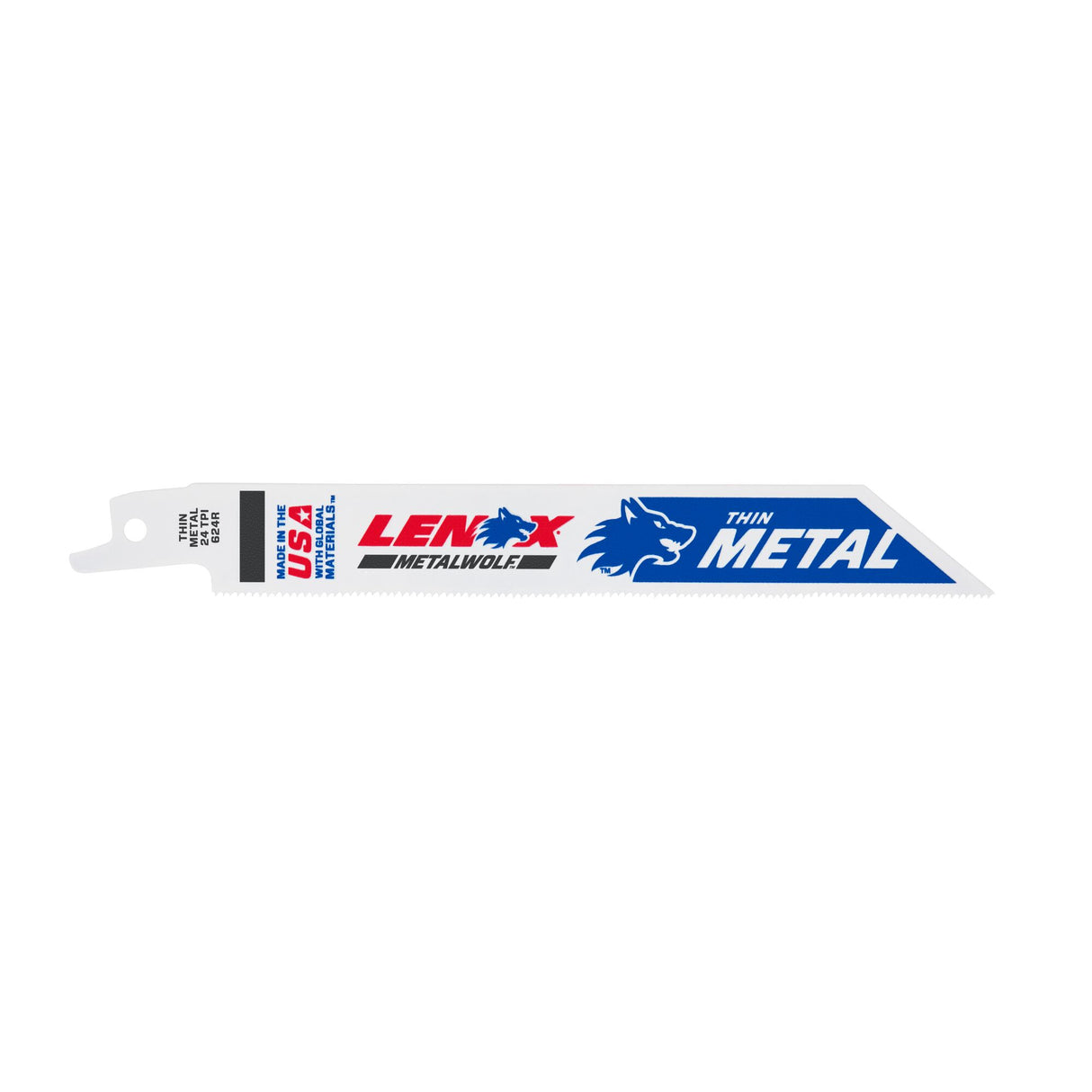 LENOX 20568624R METALWOLF™ WAVE EDGE™ 6" Reciprocating Saw Blades 24 TPI - 5/PK