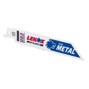 LENOX 20568624R METALWOLF™ WAVE EDGE™ 6" Reciprocating Saw Blades 24 TPI - 5/PK