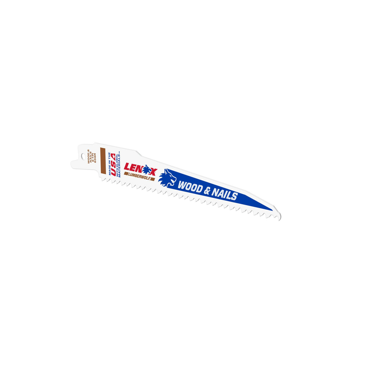 LENOX 20572656R LUMBERWOLF™ 6" Reciprocating Saw Blades 6 TPI - 5/PK