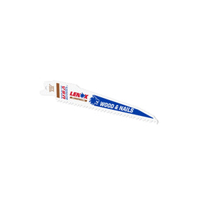LENOX 20572656R LUMBERWOLF™ 6" Reciprocating Saw Blades 6 TPI - 5/PK