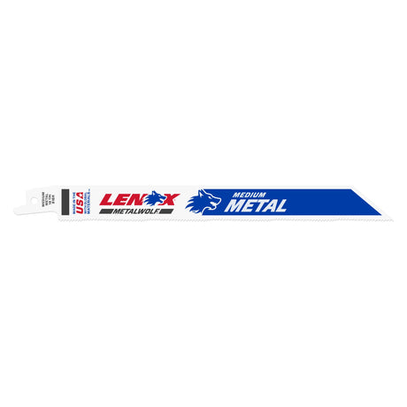 LENOX 20578818R METALWOLF™ WAVE EDGE™ 8" Reciprocating Saw Blades 18 TPI - 5/PK