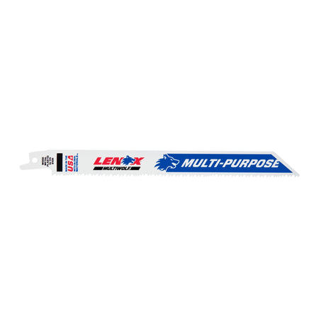 LENOX 20580810R MULTIWOLF™ WAVE EDGE™ 8" Reciprocating Saw Blades 10 TPI - 5/PK