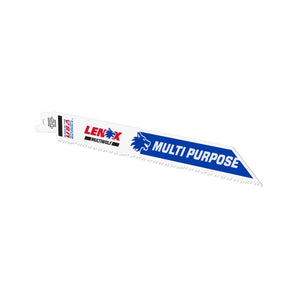 LENOX 20580810R MULTIWOLF™ WAVE EDGE™ 8" Reciprocating Saw Blades 10 TPI - 5/PK