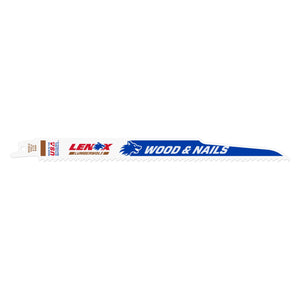 LENOX 20582956R LUMBERWOLF™ 9"Reciprocating Saw Blades 6 TPI -  5/PK