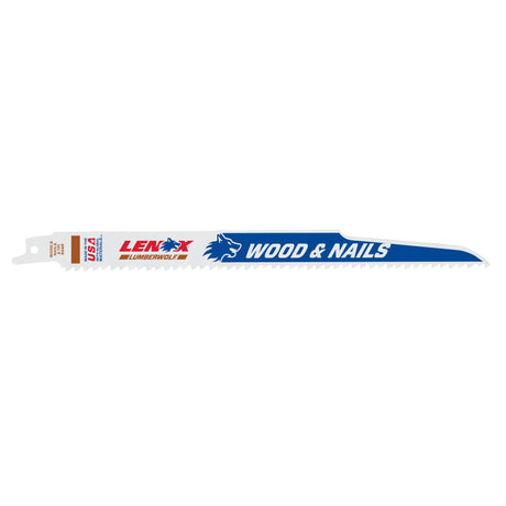 LENOX 20582956R LUMBERWOLF™ 9"Reciprocating Saw Blades 6 TPI -  5/PK