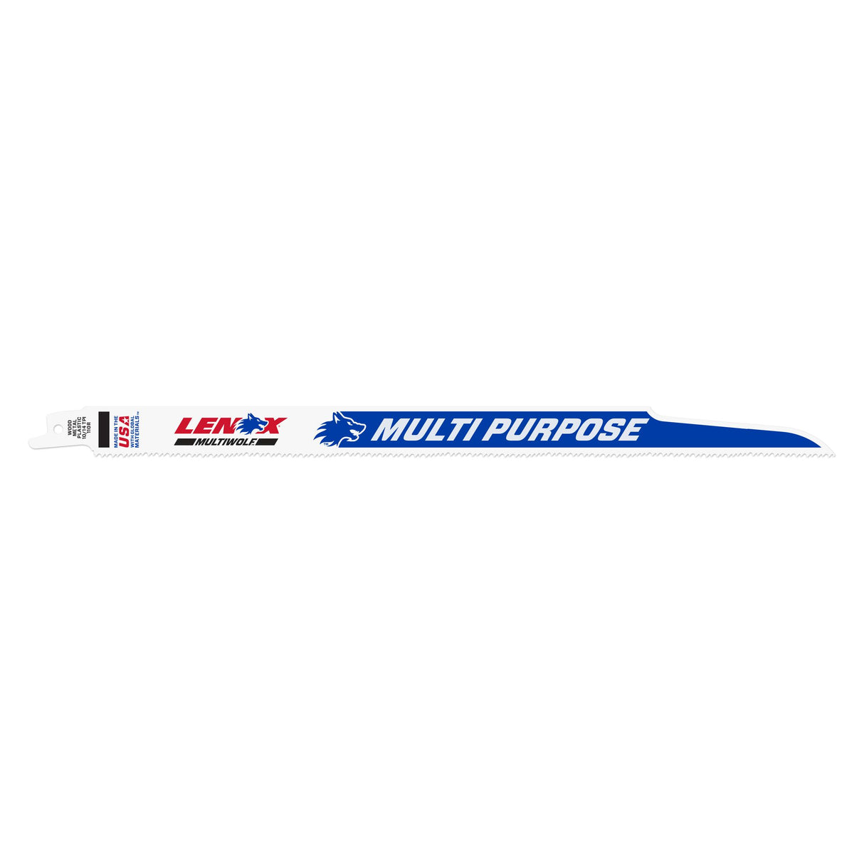 LENOX 20583110R MULTIWOLF™ WAVE EDGE™ 12" Reciprocating Saw Blades 10/14 TPI - 5/PK
