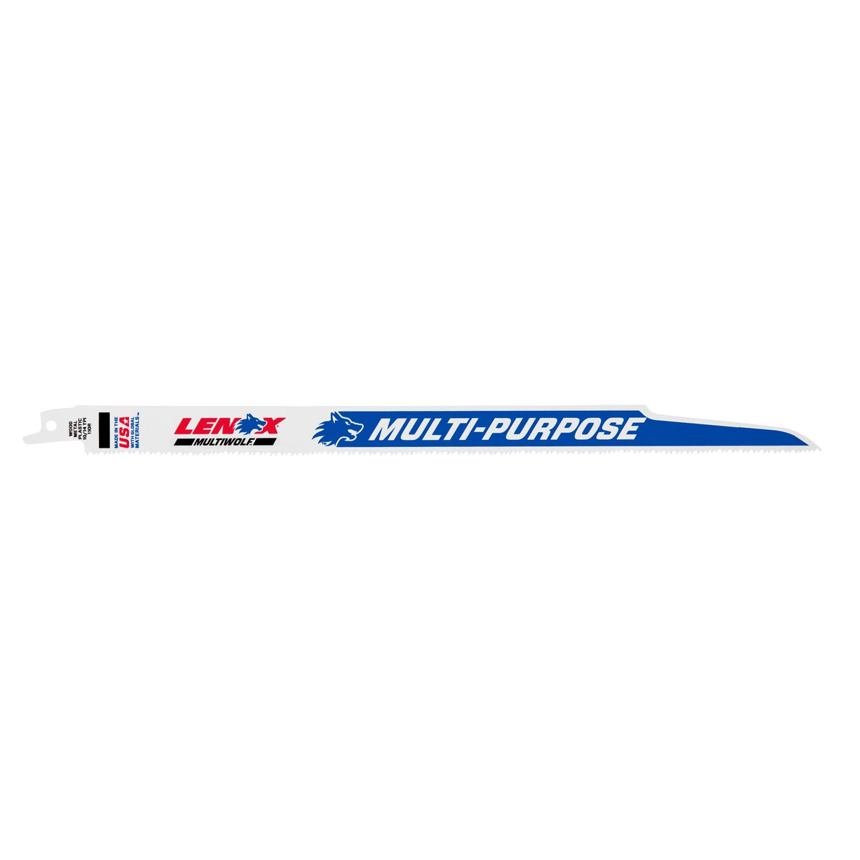 LENOX 20583110R MULTIWOLF™ WAVE EDGE™ 12" Reciprocating Saw Blades 10/14 TPI - 5/PK
