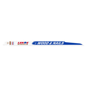 LENOX 20585156R LUMBERWOLF™ 12" Reciprocating Saw Blades 6 TPI - 5/PK