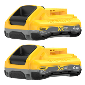 DEWALT DCB2104-2 20V MAX* XR POWERPACK™ 4Ah Battery (2PK)