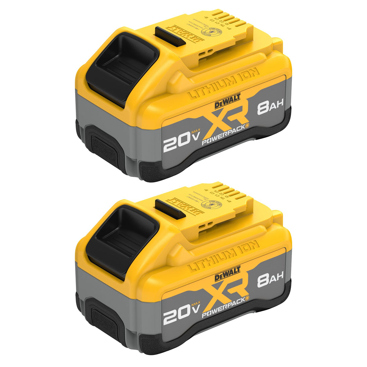 DEWALT DCB2108-2 20V MAX* XR POWERPACK™ 8 Ah Battery (2 PK)