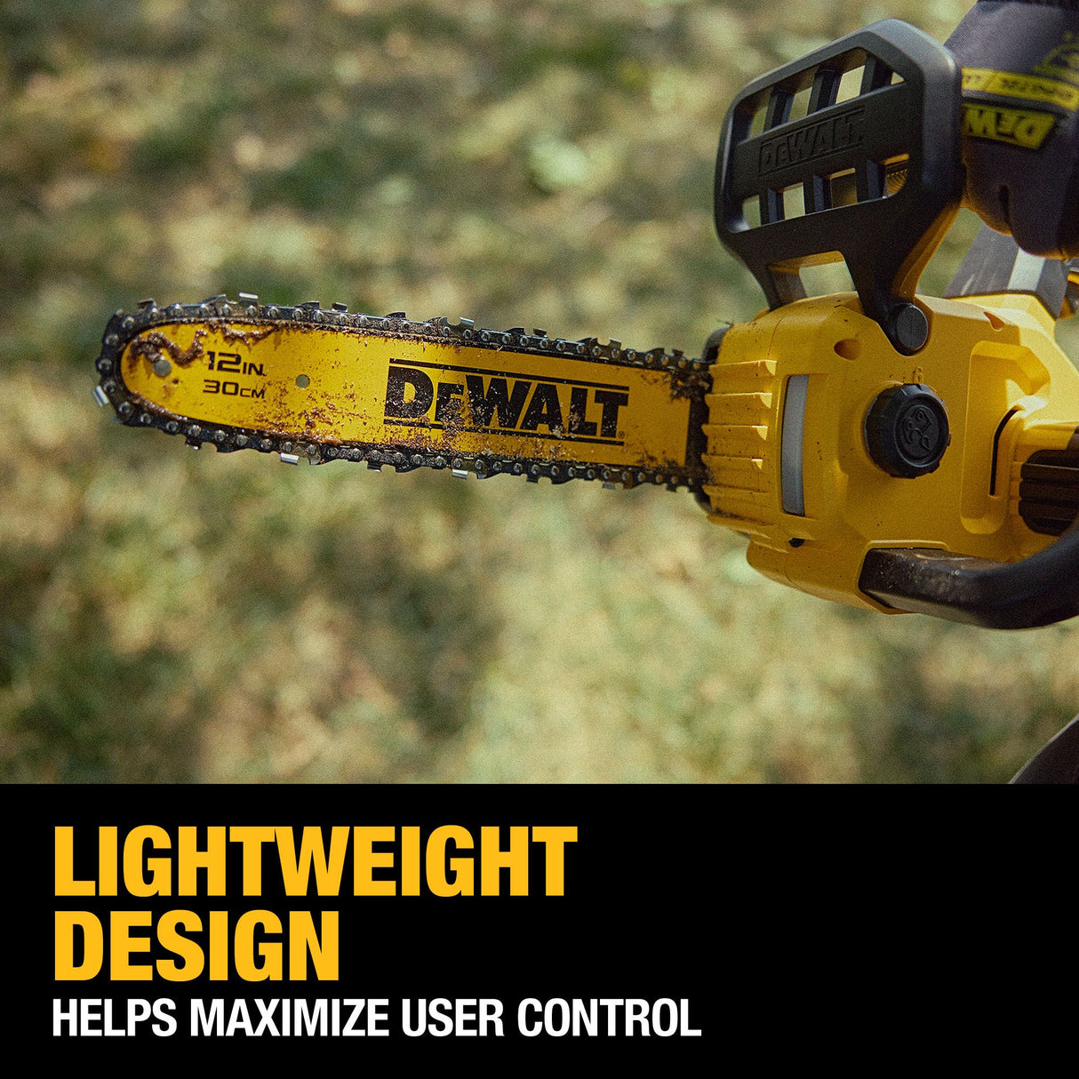DEWALT DCCS621P1 20V MAX* Compact 12 in. Brushless Cordless Chainsaw Kit