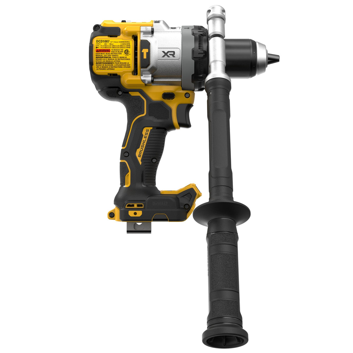 DEWALT DCD1007B 20V MAX* XR® Brushless Cordless 1/2 in. 3-Speed Hammer Drill (Tool Only)