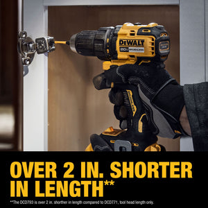 DEWALT DCD793D1 20V MAX* Brushless Cordless 1/2 in. Drill/Driver Kit