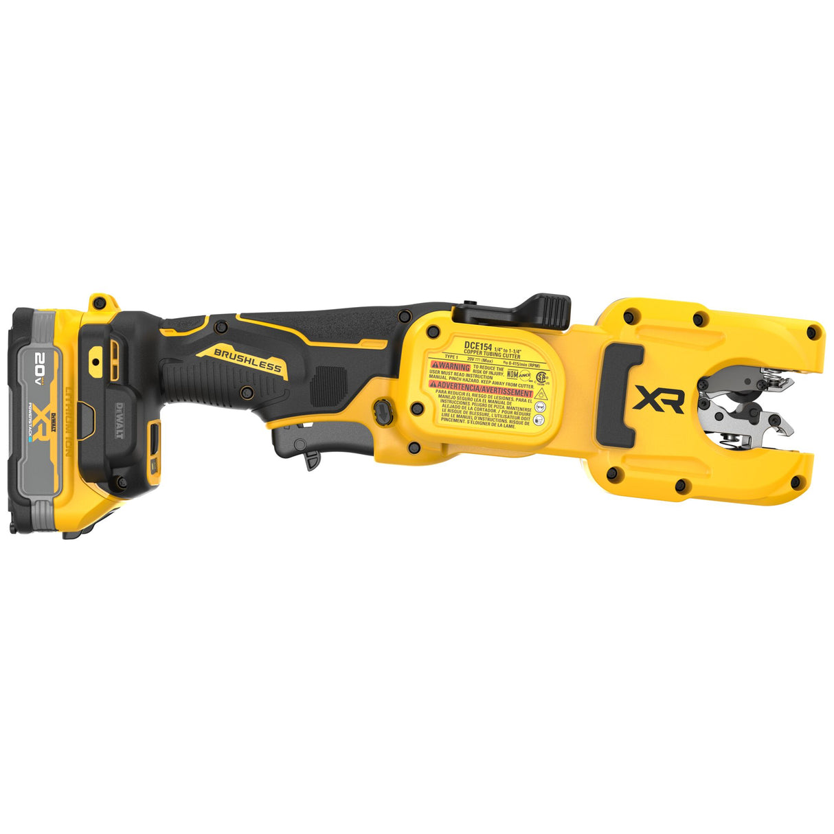 DEWALT DCE154E1 20V MAX* XR® 1-1/4 in. Copper Tubing Cutter Kit