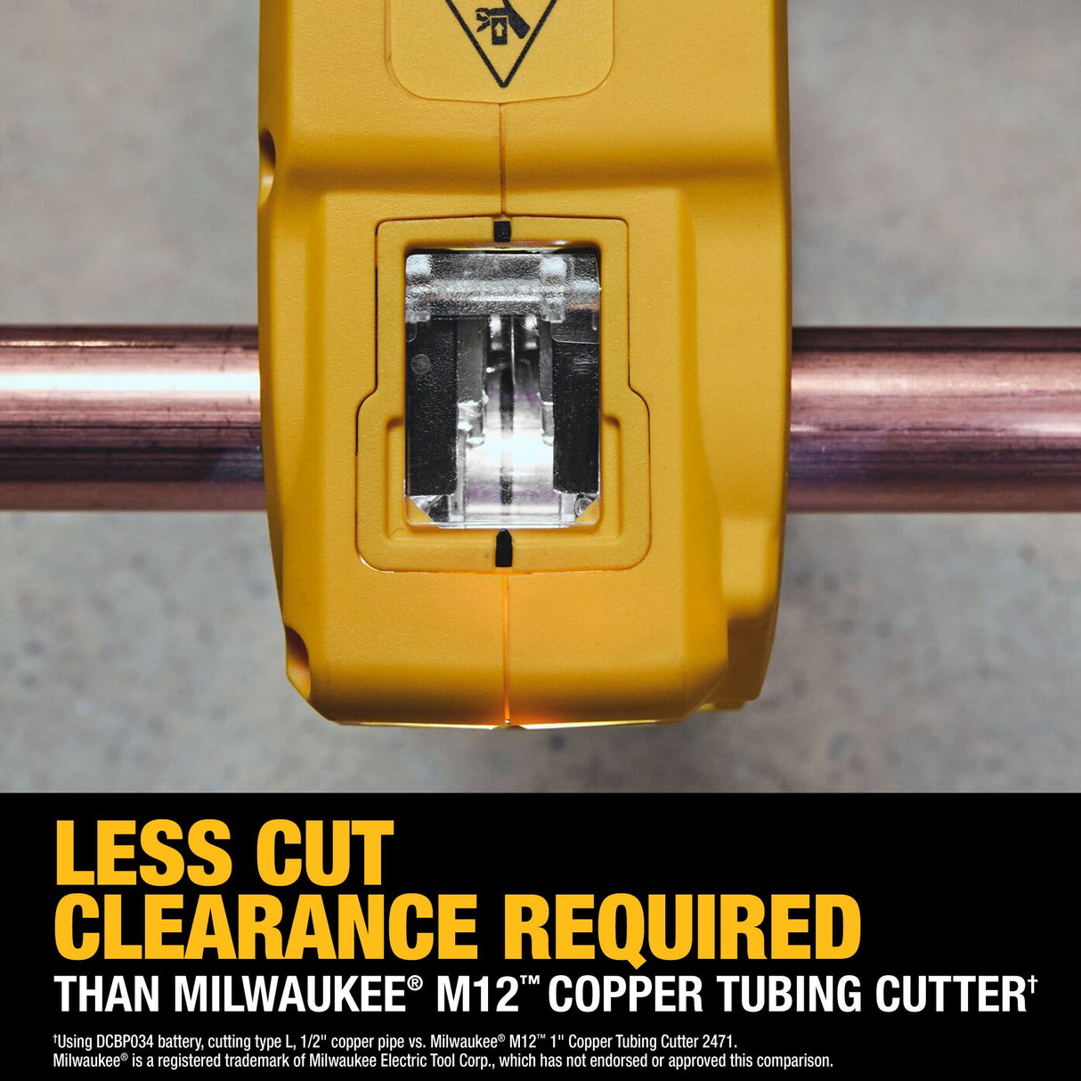 DEWALT DCE154E1 20V MAX* XR® 1-1/4 in. Copper Tubing Cutter Kit