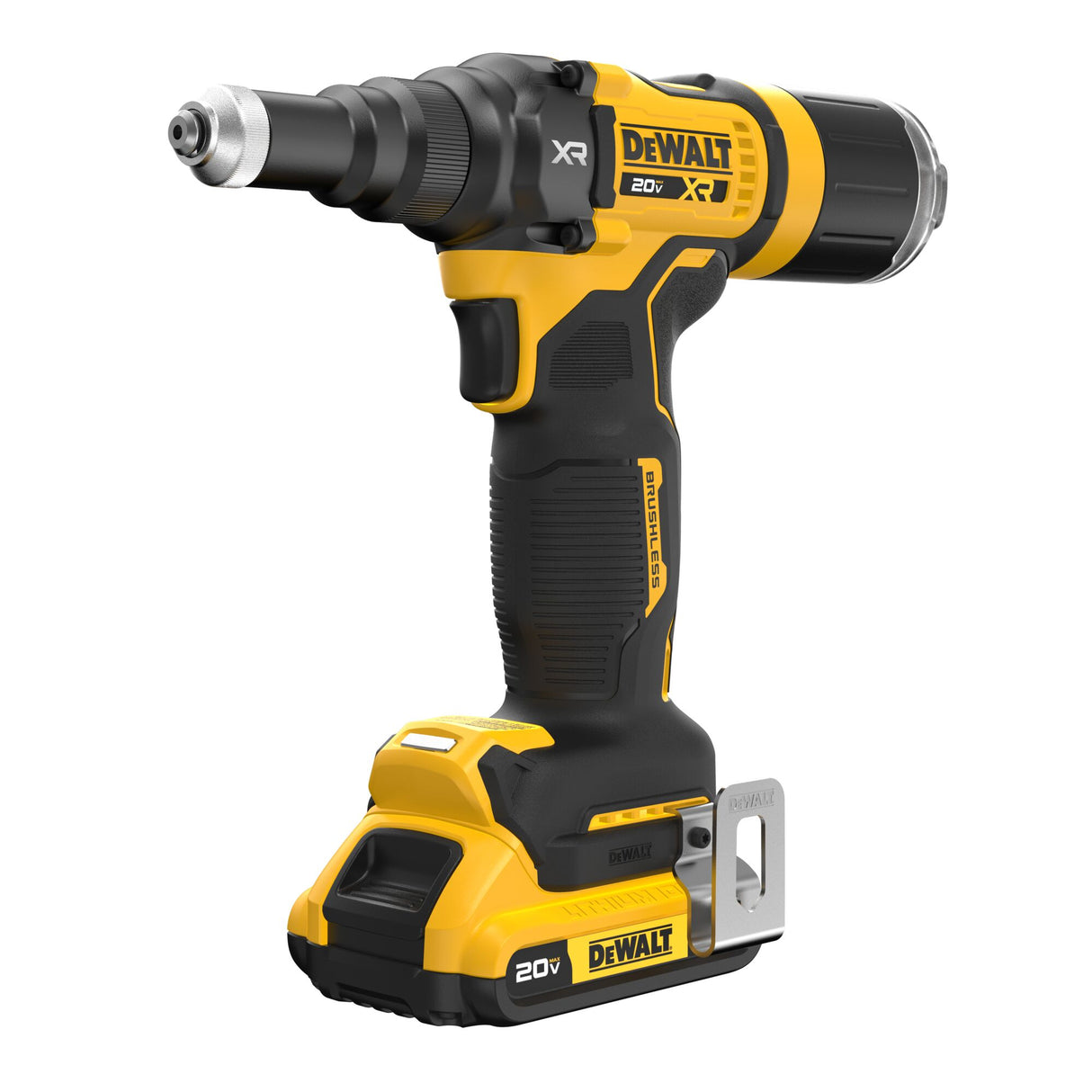 DEWALT DCF403D1 20V MAX* XR® Brushless Cordless 3/16" Rivet Tool Kit