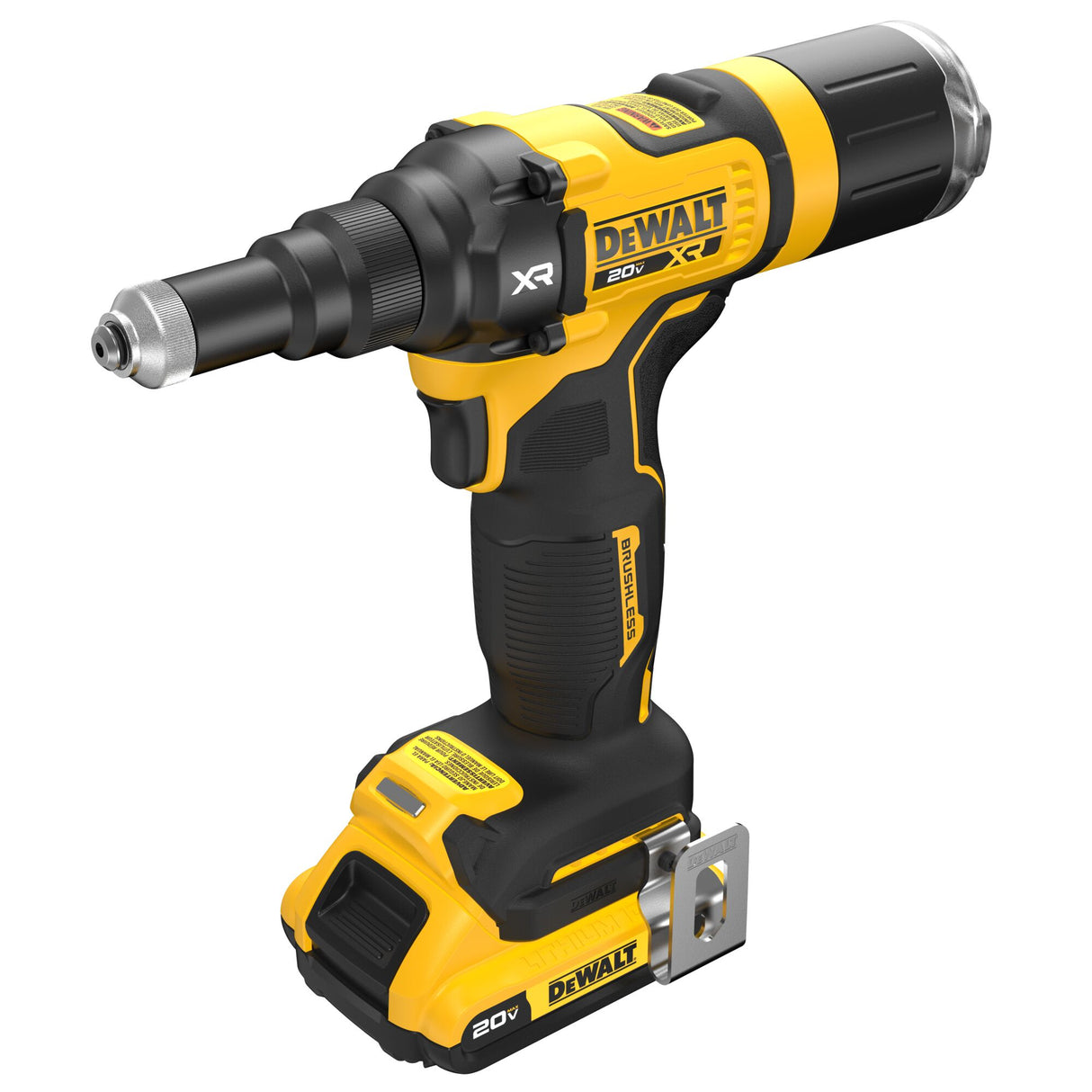 DEWALT DCF403D1 20V MAX* XR® Brushless Cordless 3/16" Rivet Tool Kit