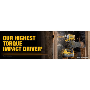 DEWALT DCF860B 20V MAX* XR® Brushless Cordless 3-Speed High Torque 1/4 in. Impact Driver (Tool Only)