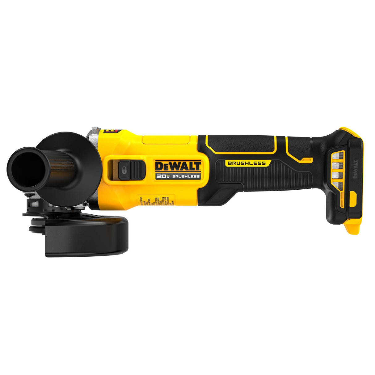 DEWALT DCG407B 20V MAX* 4-1/2 in. Brushless Slide-Switch Grinder (Tool Only)