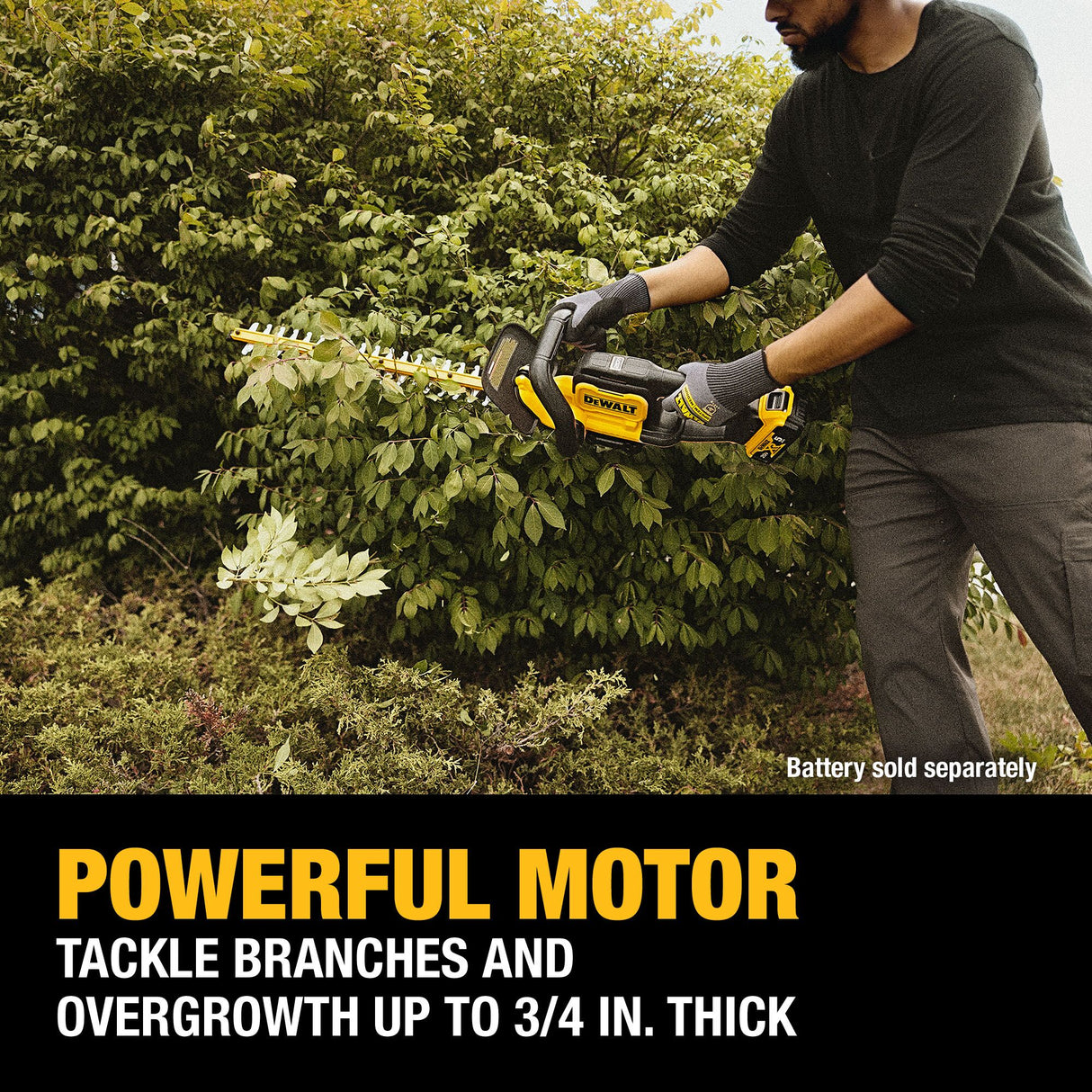 DEWALT DCHT821B 20V MAX* 22 in. Brushless Cordless Hedge Trimmer (Tool Only)