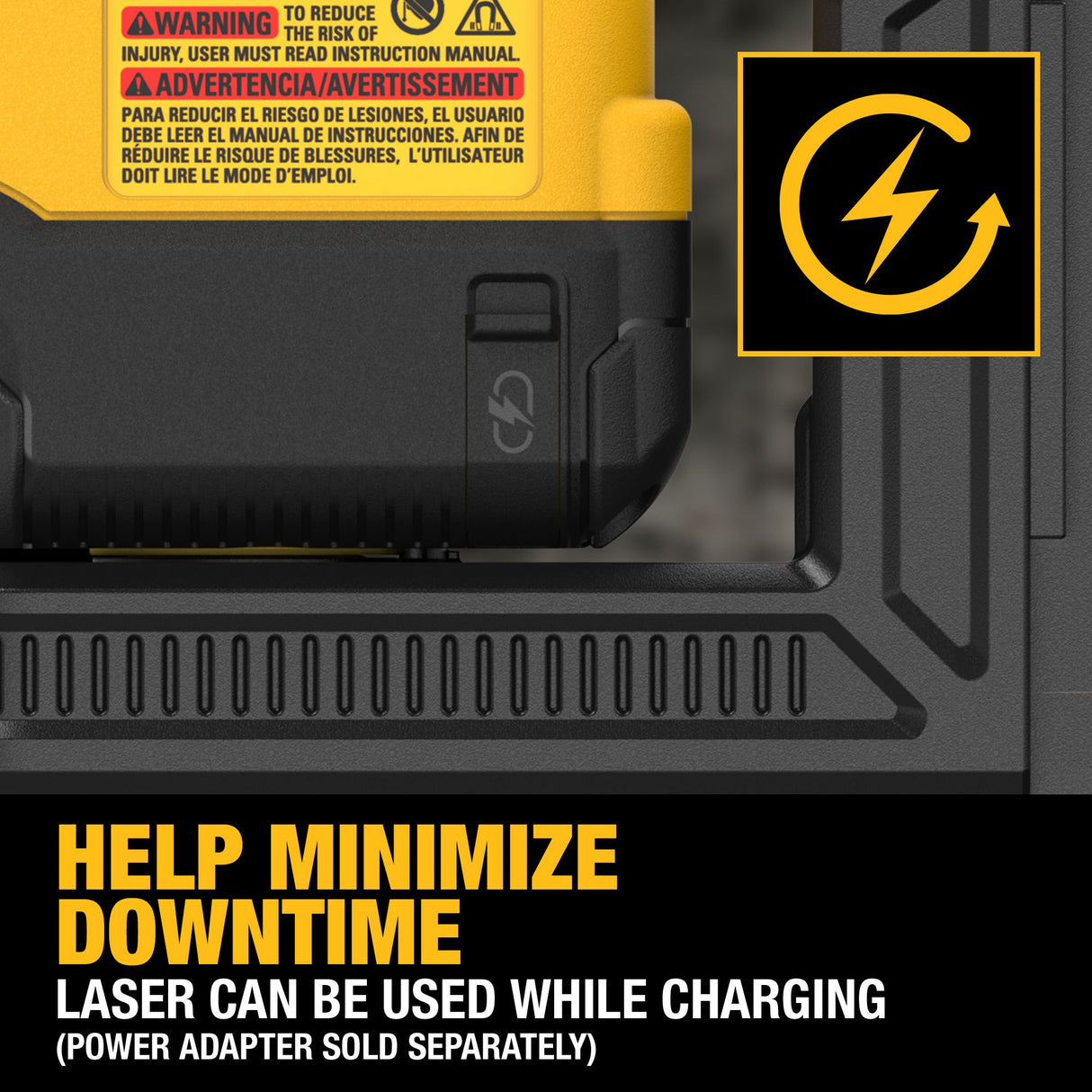 DEWALT DCLE16031GB USB Green 3-Spot Base Kit