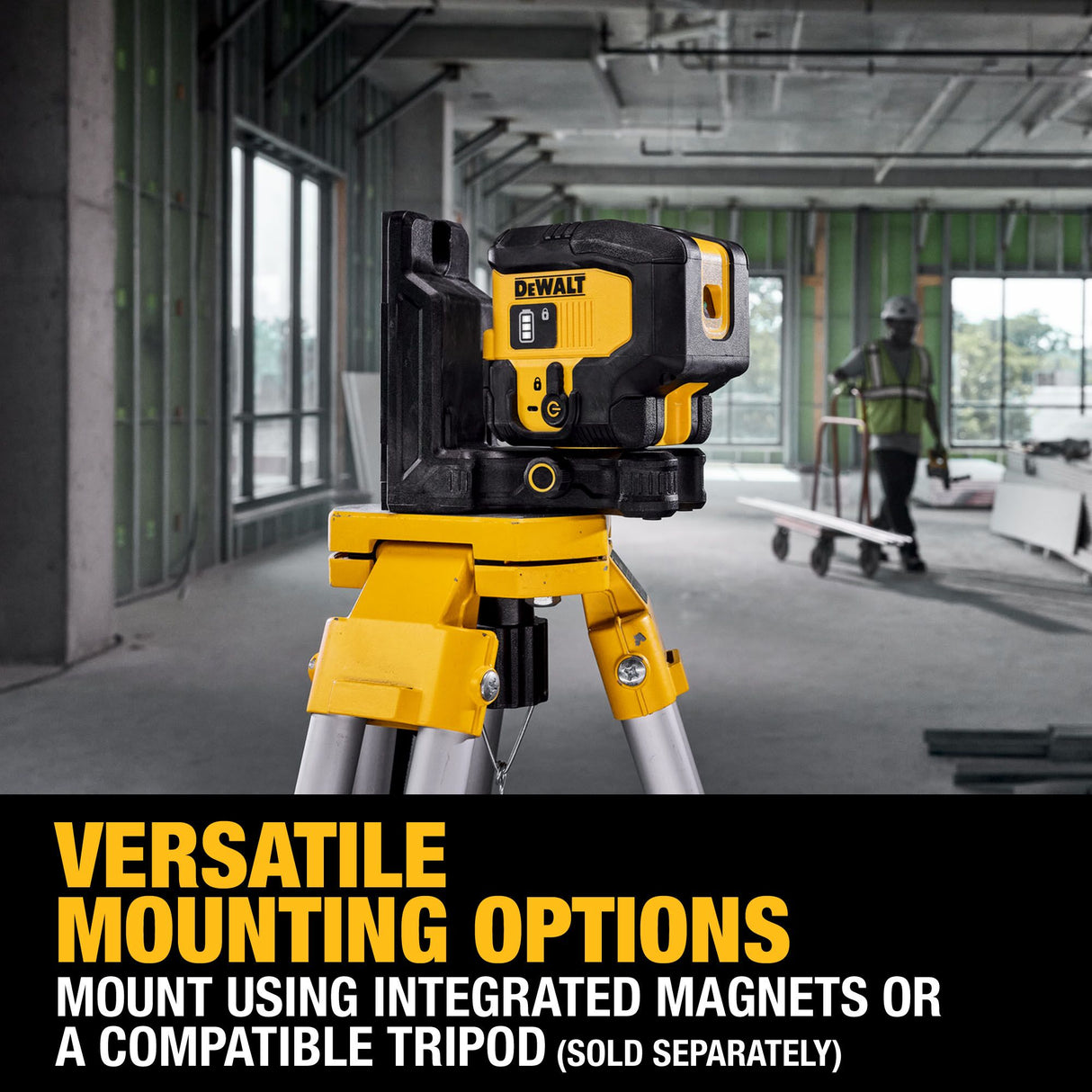 DEWALT DCLE16031GB USB Green 3-Spot Base Kit